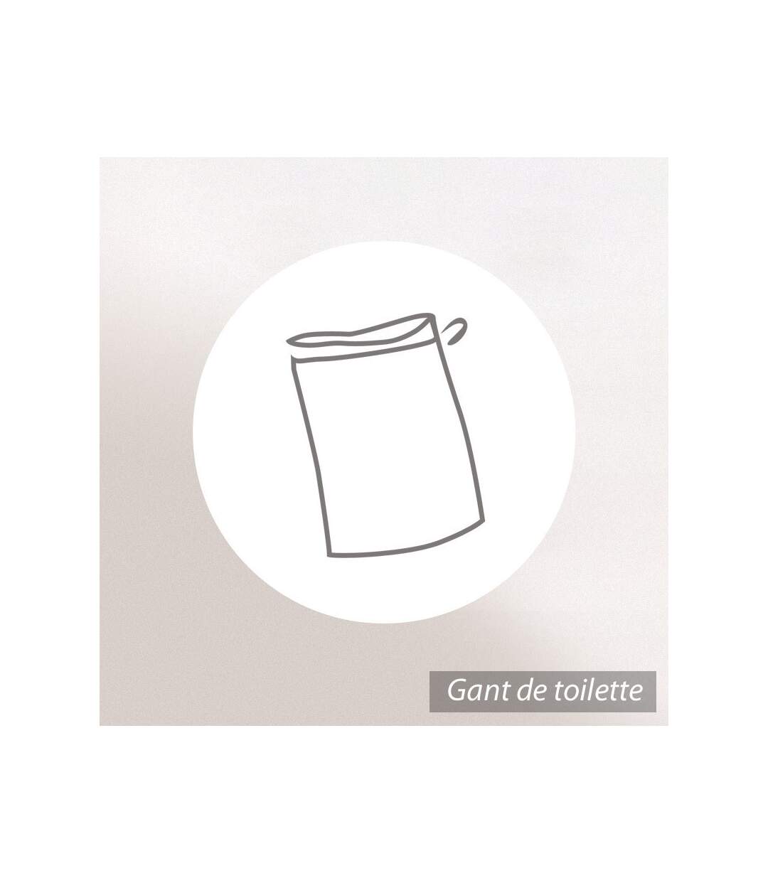 Gant de toilette 16x21 cm ROYAL CRESENT Vert Pastel 650g/m2