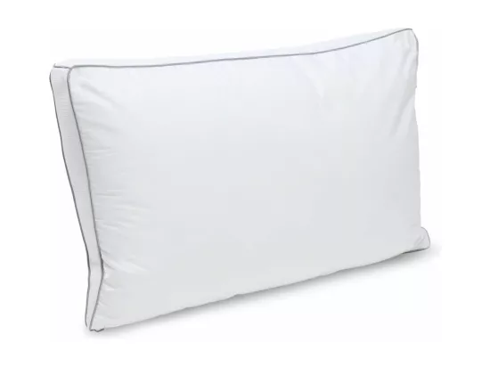Oreiller souple 40x60cm Premium Ventilé - Enveloppe coton percale - Multipositions de sommeil