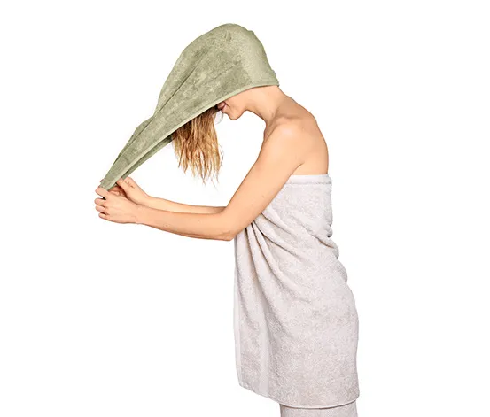 Turban-Handtuch, grün