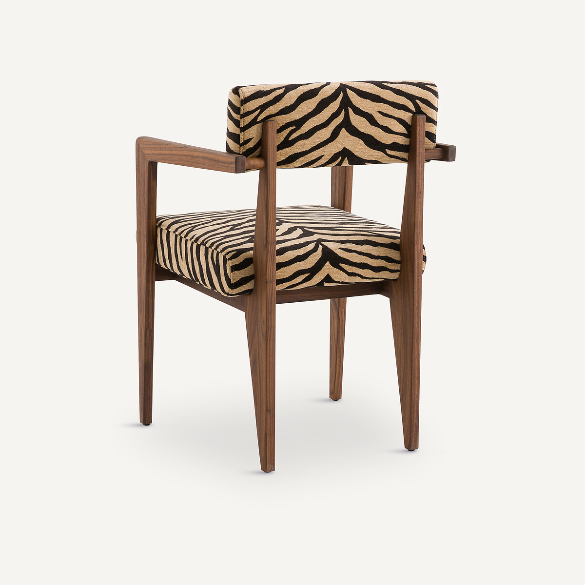 AM.PM<br>Mesa e poltrona em nogueira, tecido jacquard, Izag