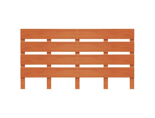VIDAXL - Tête de lit cire marron 150 cm bois massif de pin
