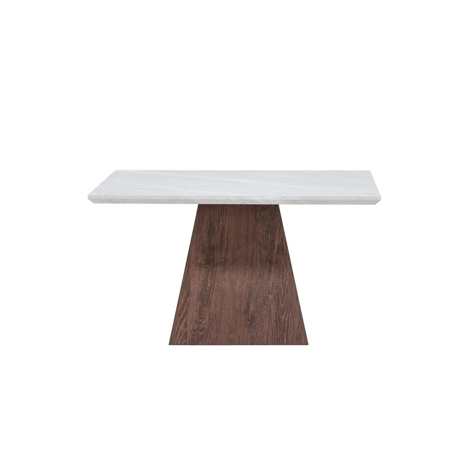 Salontafel Vierkant - Lichtgrijs MDF - 80x80x45cm - Cael