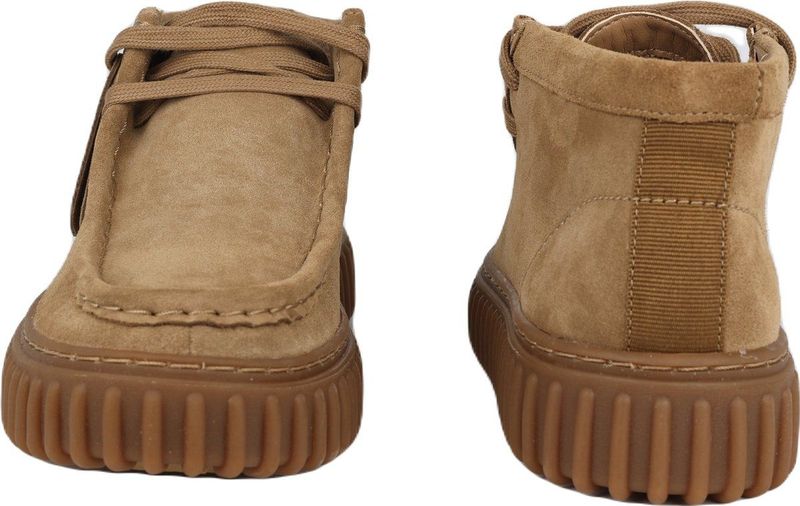 Clarks - Torhill Hi - heren laars - beige - Leer