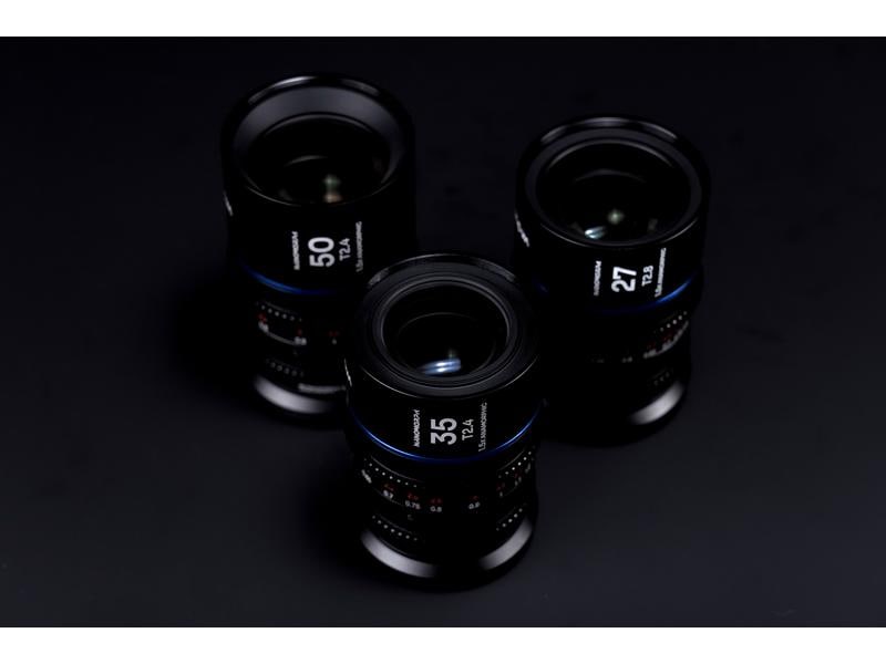 Laowa Festbrennweite Nano S35 Prime Kit (Blue) – Nikon Z Set aus 3 ultrakleinen anamorphotischen Objektiven für Super35-Sensoren