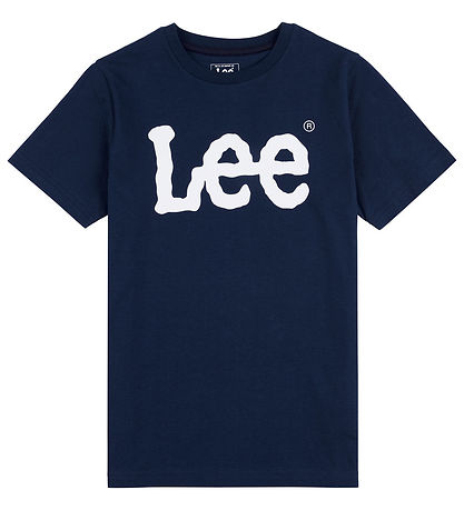 Lee T-Shirt - WobBlå Graphic - Navy Blazer