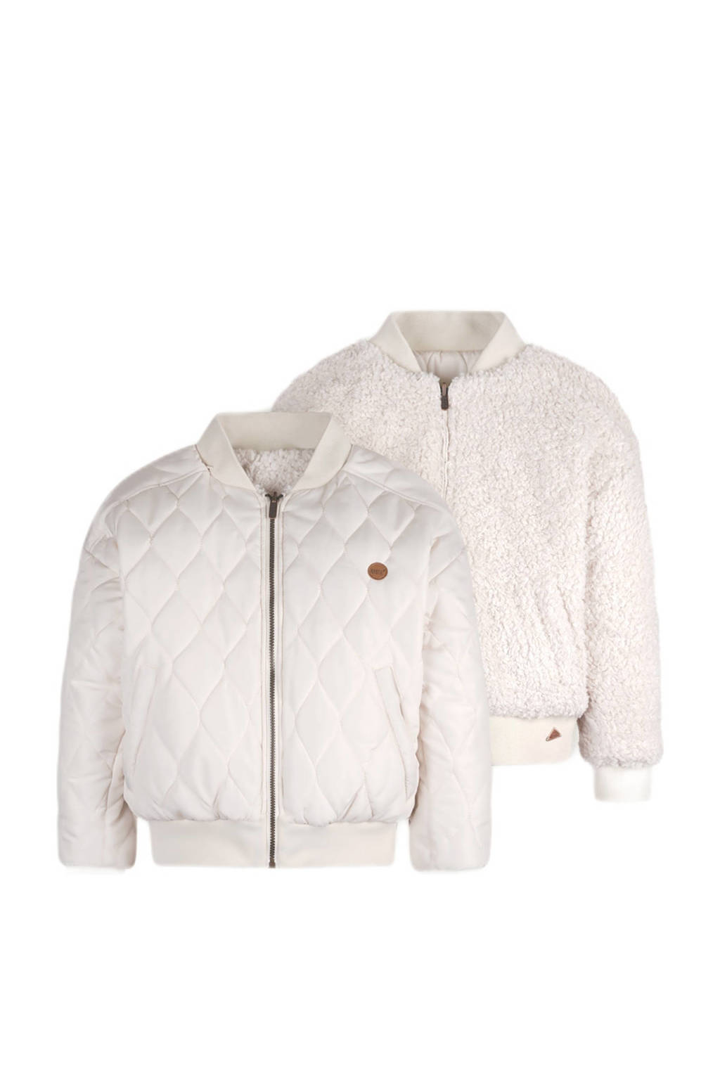NoBell’ reversible quilted winterjas Bombi ivoor