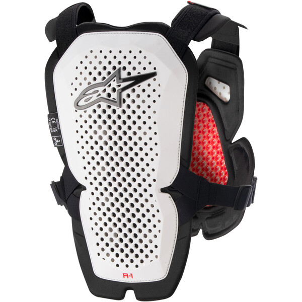 Alpinestars - Pare-pierres A-1 Pro Noir / Blanc / Rouge