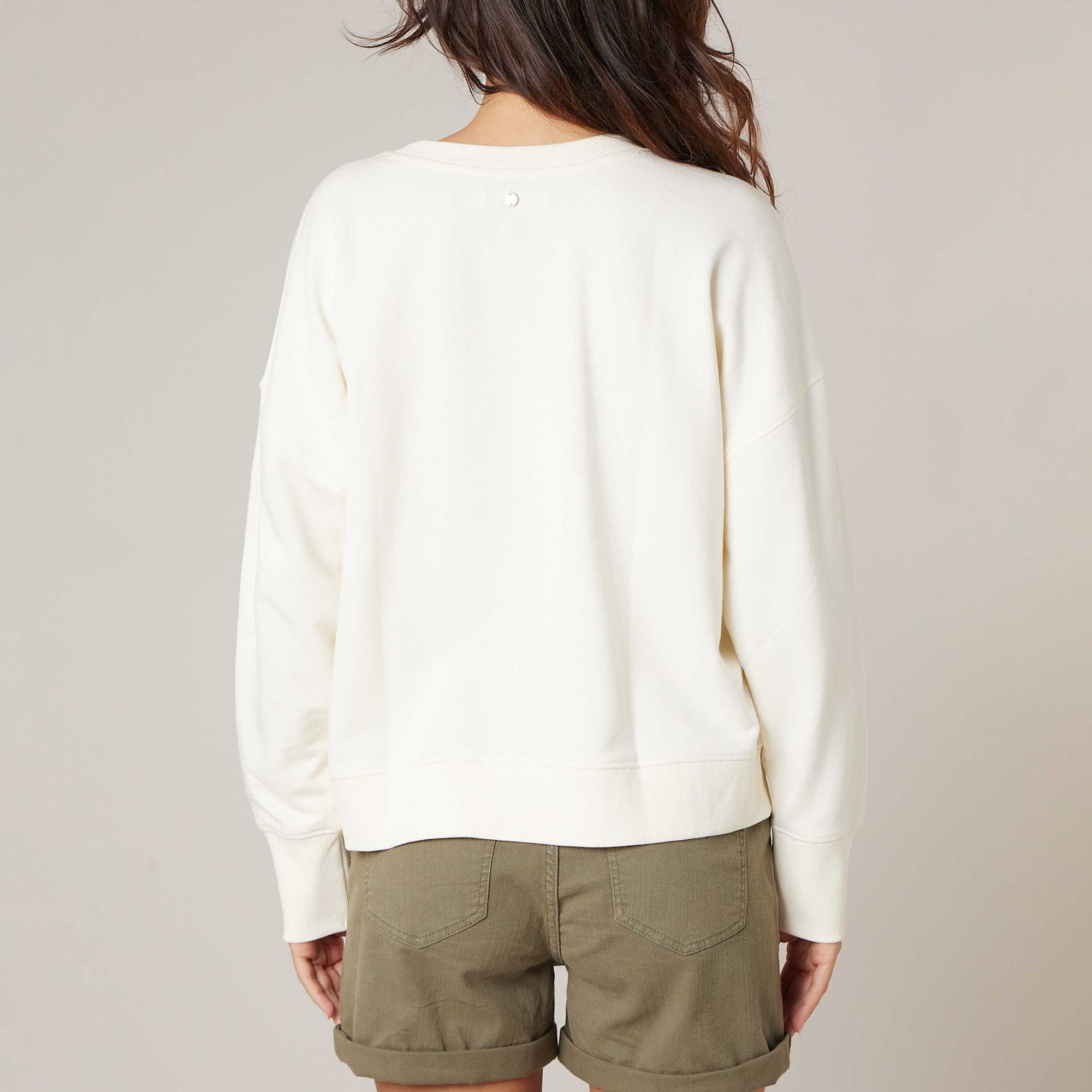 Sweat Femme ecru
