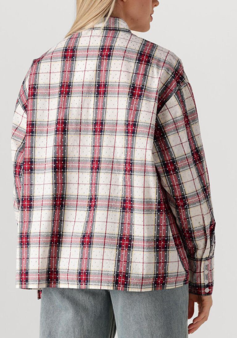 multi alix the label blouses studded oversized blouse