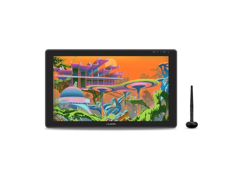 HUION Kamvas 22 Plus, Ledningsført, 476,64 x 268,11 mm, USB, 1 cm, Kuglepen, 0,3 mm