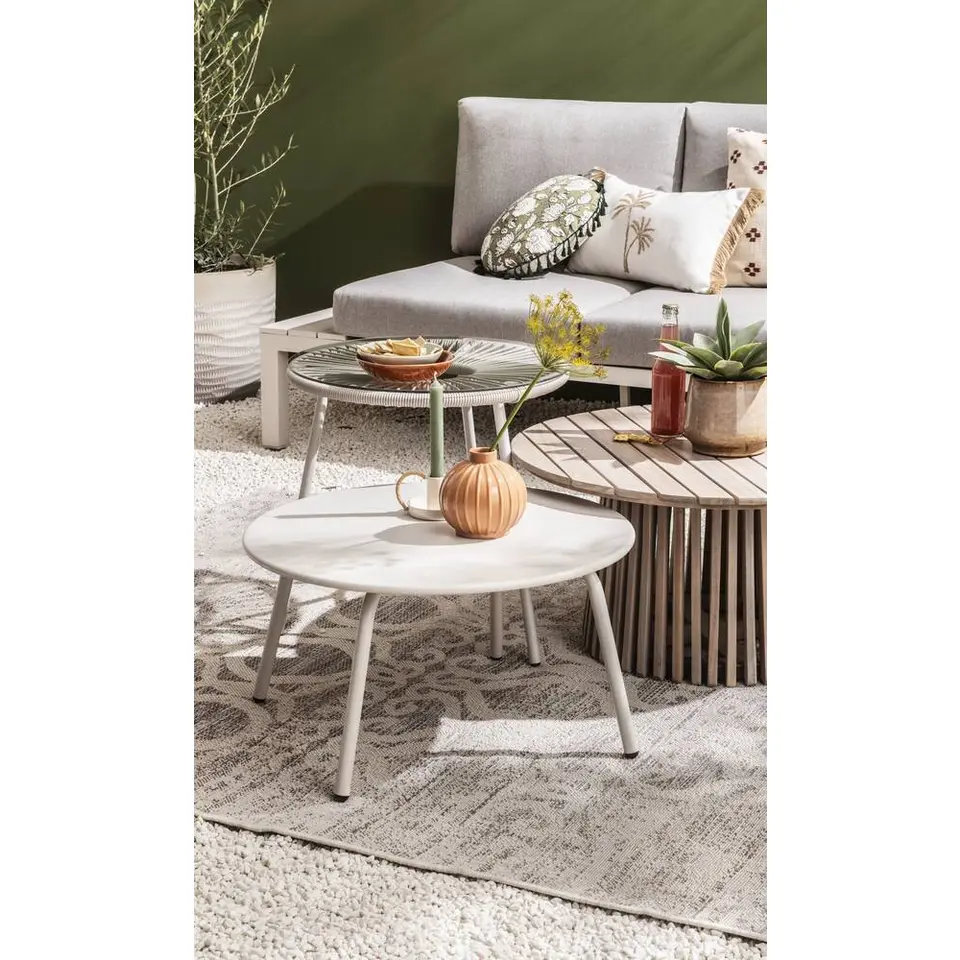 Bijzettafel Saône - acacia - 35xØ70 cm