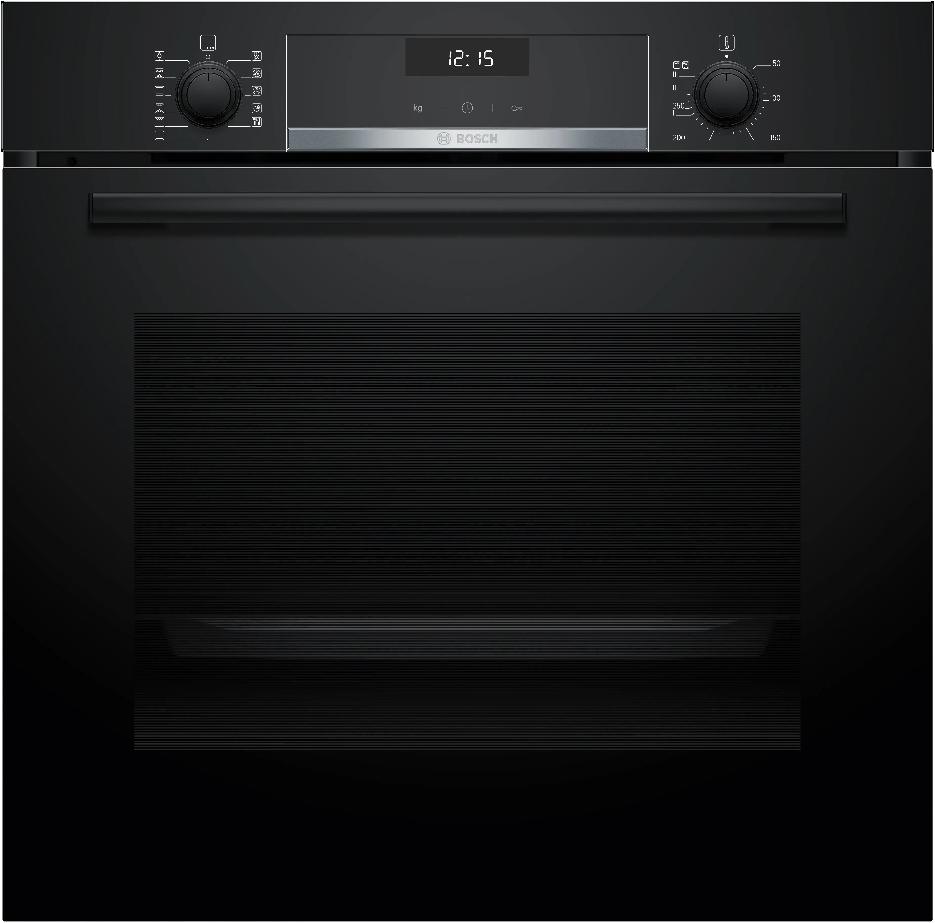Serie 6 Bakoven 60 x 60 cm Zwart