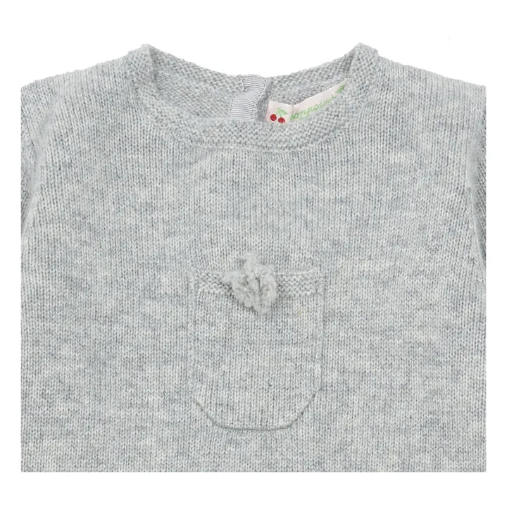 Bonpoint Combinaison Cachemire | Gris chiné