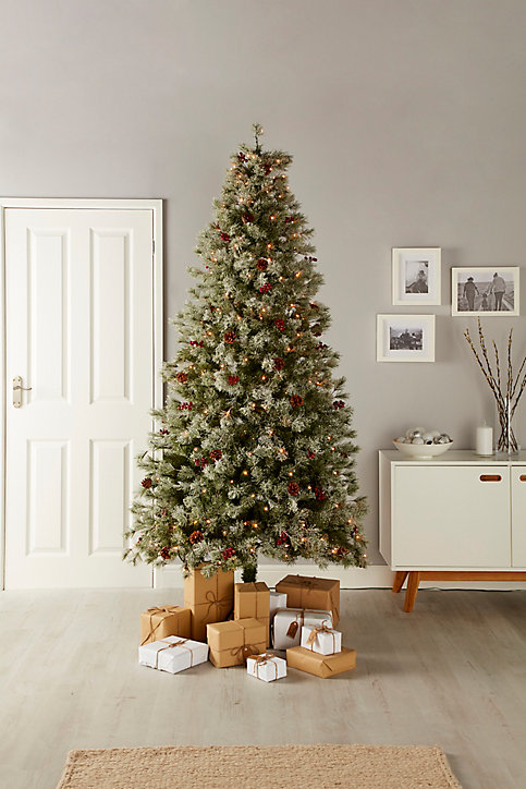 Sapin artificiel Fairview à LED h.228 cm
