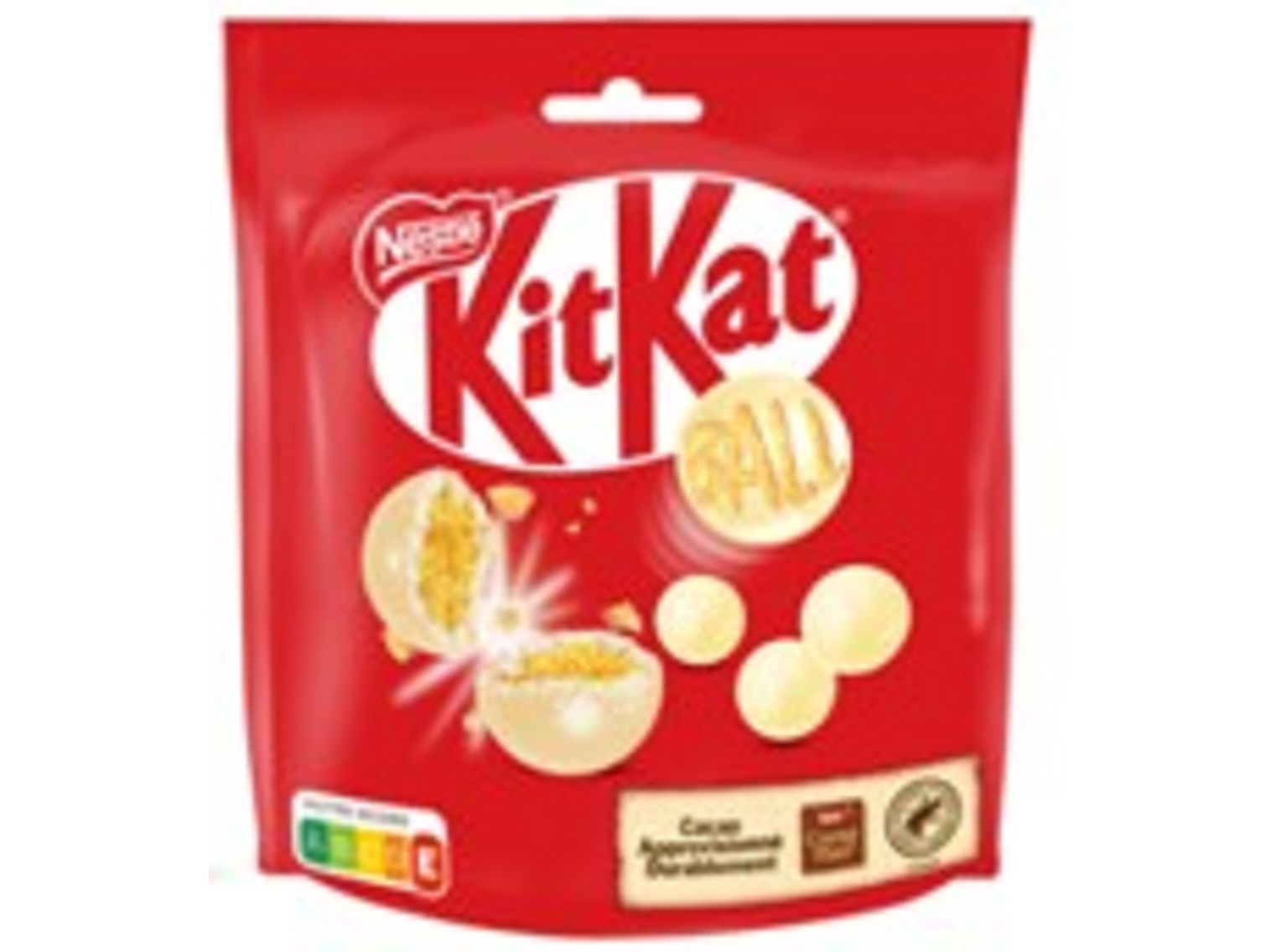 CHOCOLATE KITKAT BALL BRANCO 140G