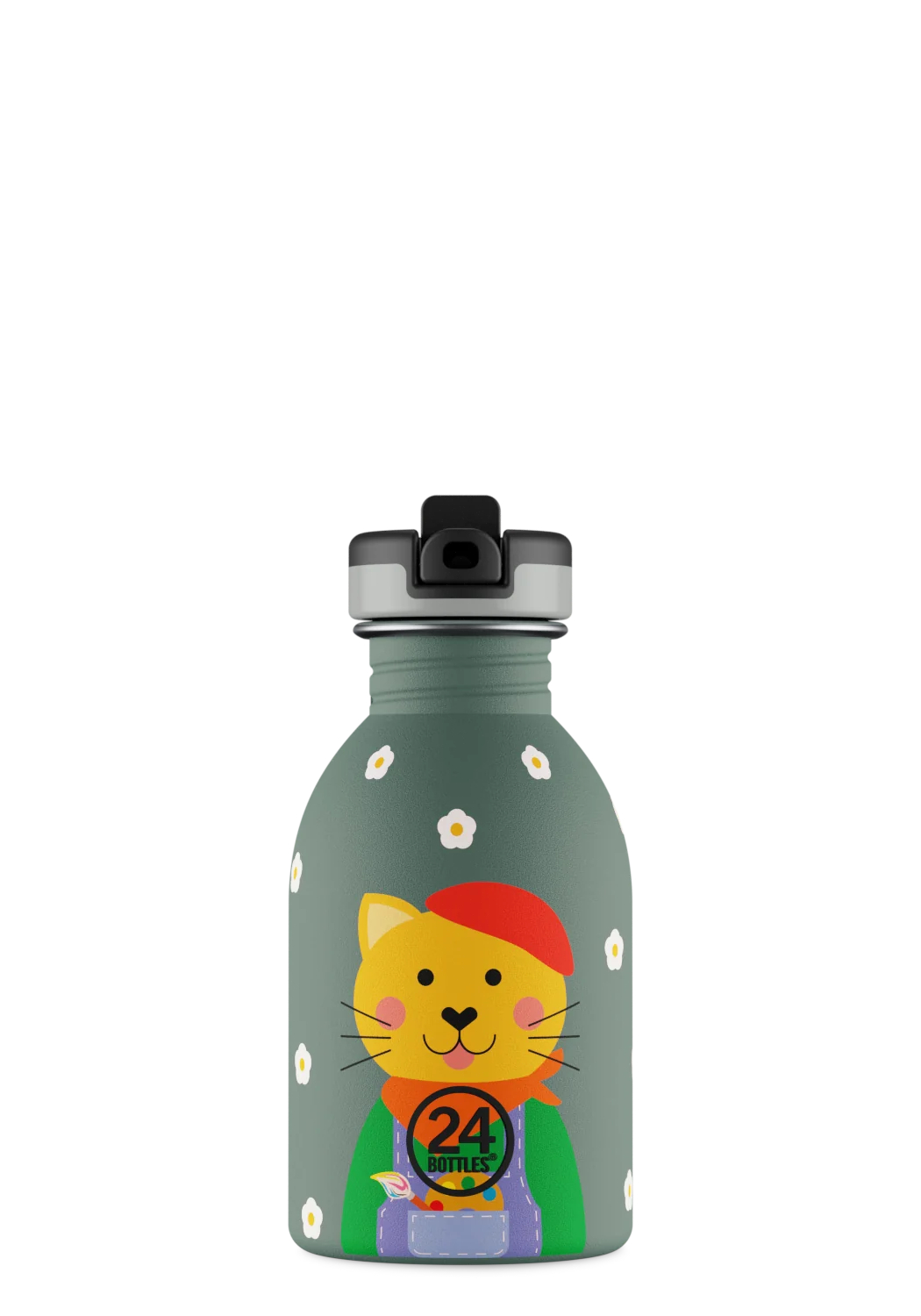 24 Bottles Trinkflasche  250ml Urban Kids Smart Cat
