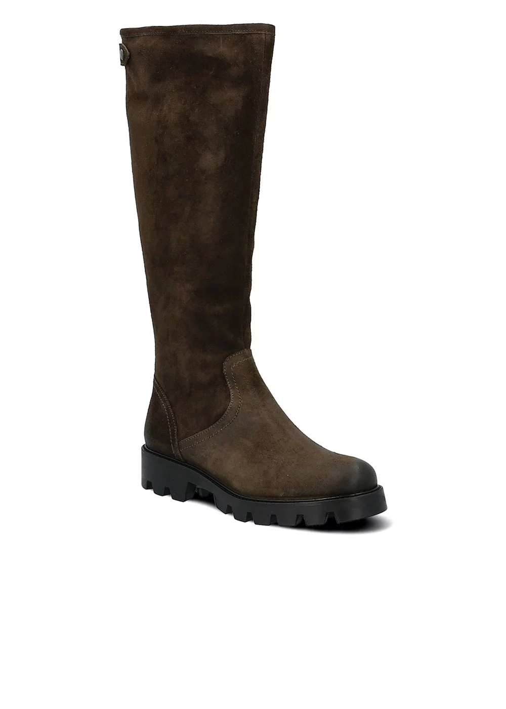 BOTTE EUPHEMIA VELOURS VELOURS KAKI