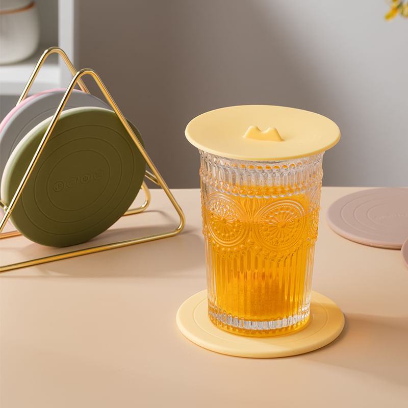 Koringa - Siliconen Onderzetter / Drinkbekerdeksel / Set