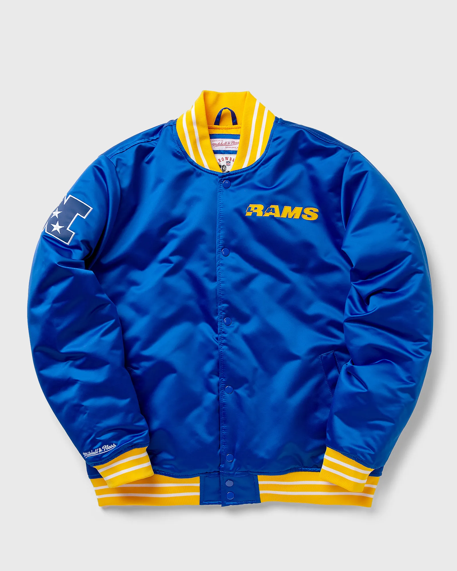 Mitchell & Ness NFL Heavyweight Satin Jacket Los Angeles Rams
