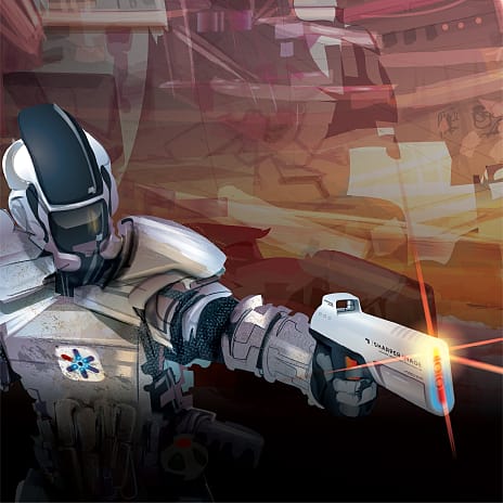 Sharper image laser tag battle pak