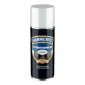 Hammerite spuitlak hittebestendig mat zilvergrijs 400 ml