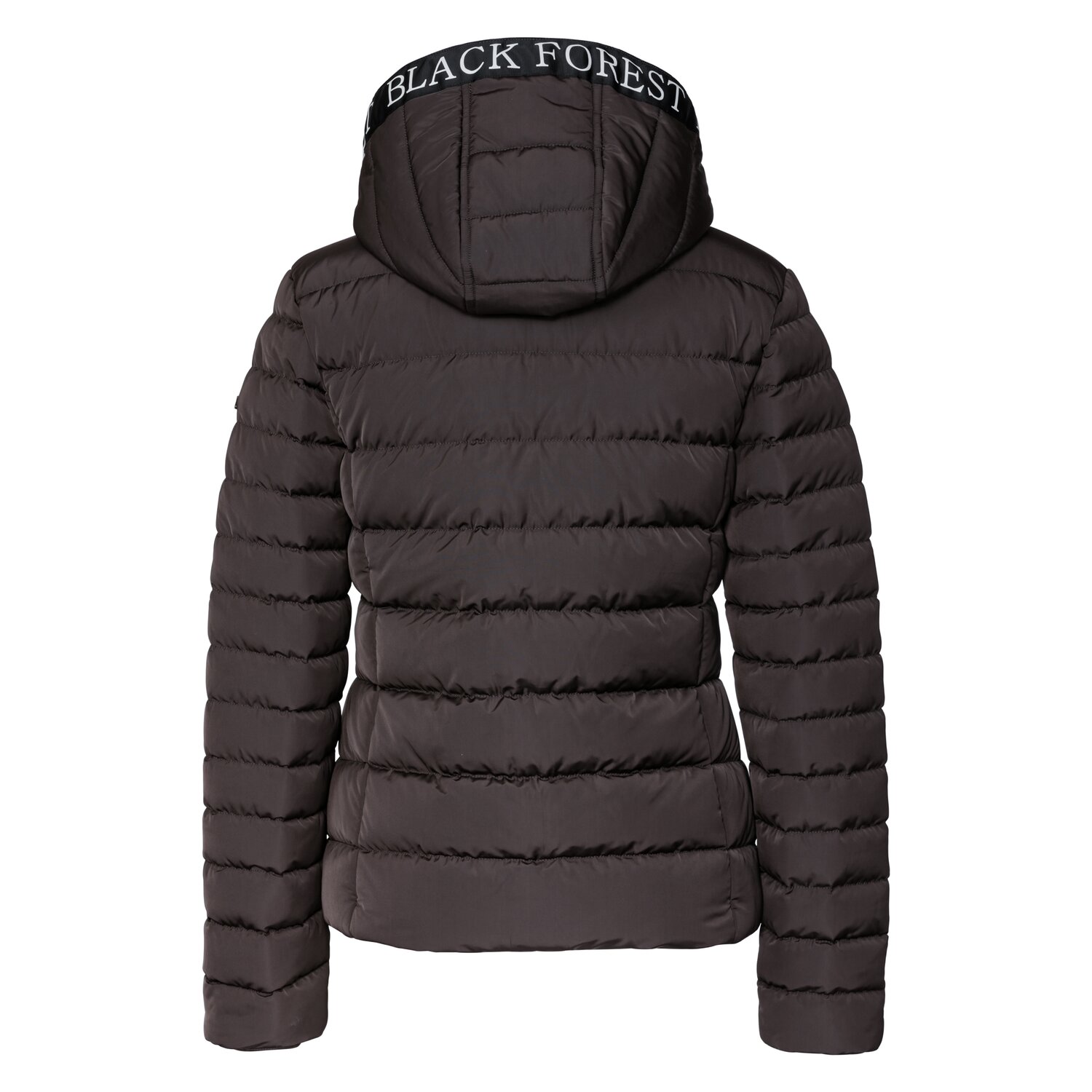 black forest Steppjacke mit Kapuze - anthracite