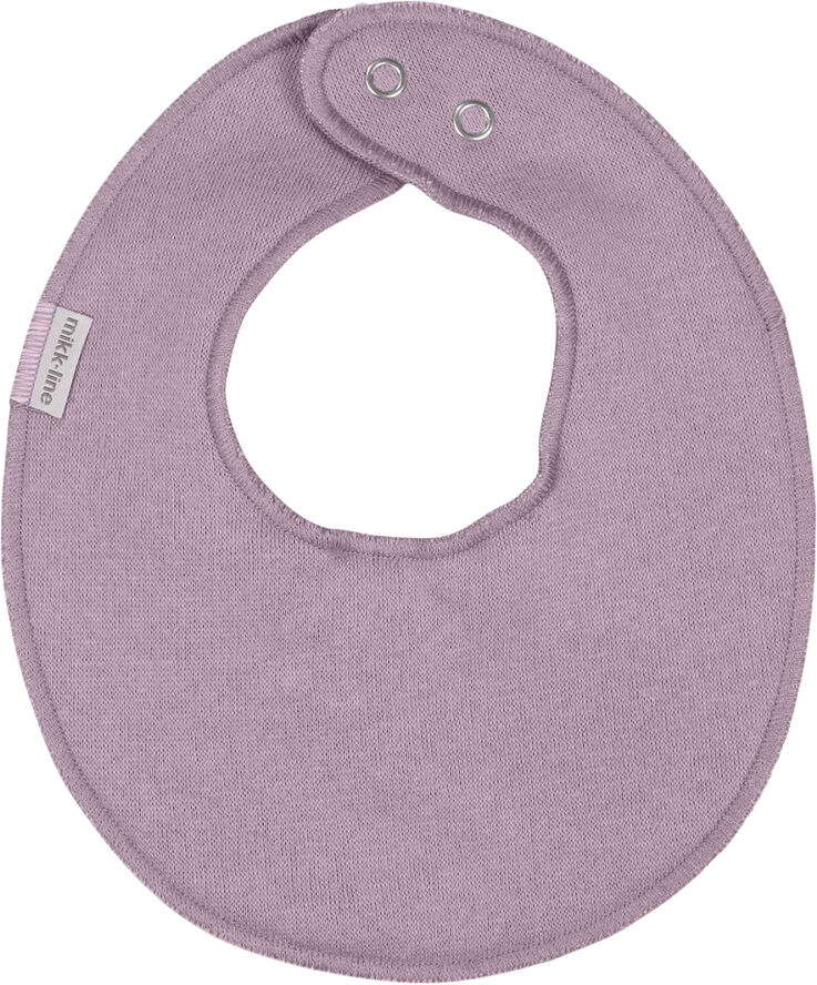 Mikk-Line Cotton Bibs - Round Dusty rosebon