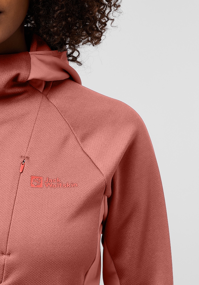 Jack Wolfskin Fleecejacke »ALPGRAT XT JKT W« mit Kapuze
