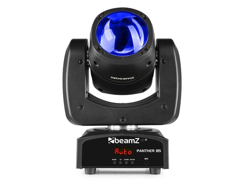 BeamZ Moving Head Panther 85 Moving Head mit eingebautem Mikrofon zur Tonaktivierung