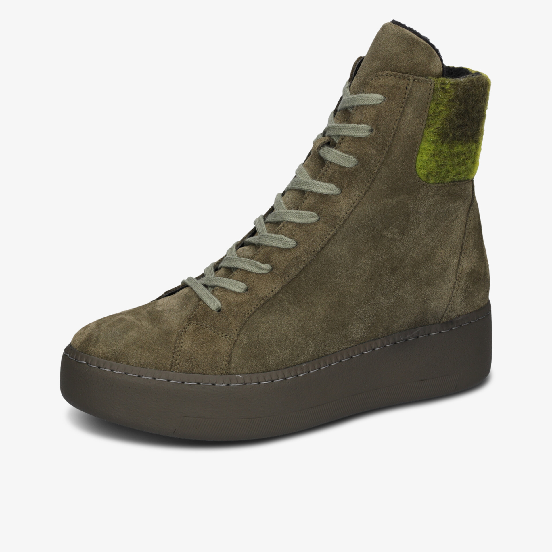 waldläufer Damen Stiefeletten grün
