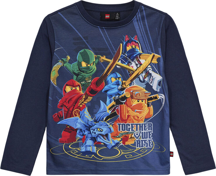 LEGO kidswear-LEGO børnetøj LWTANO 701 - T-SHIRT L/S Blå