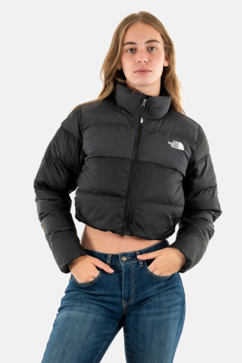Doudounes the north face cropped saikuru kt01 tnfblack/asphgr