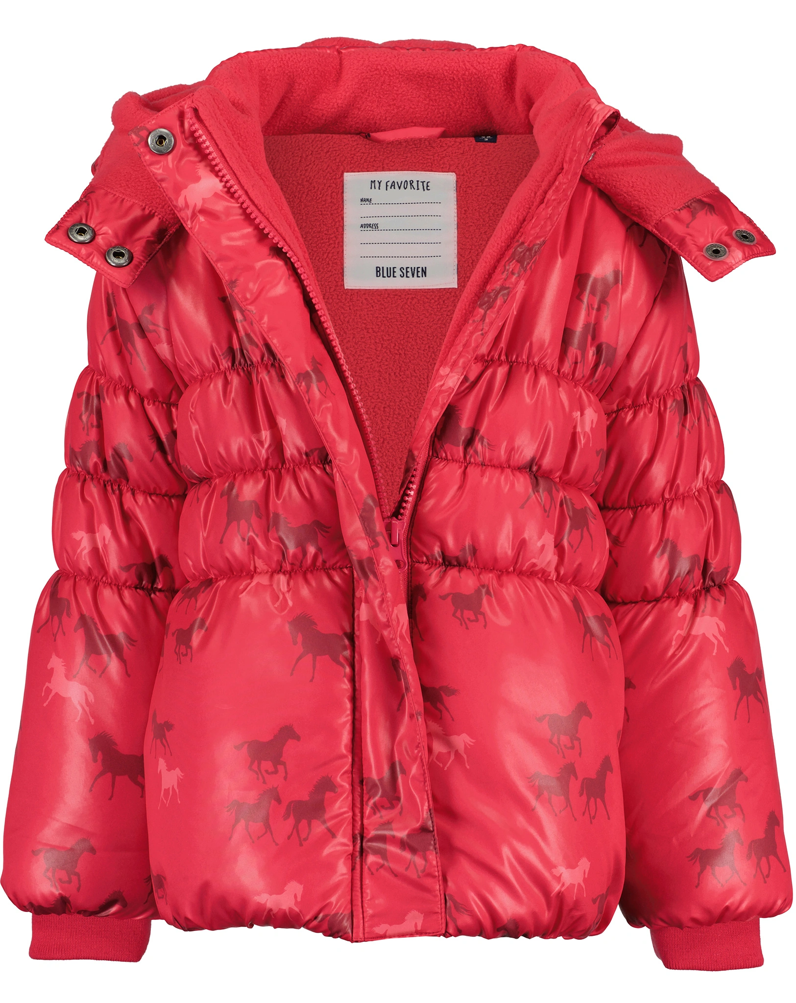 Steppjacke PFERDCHEN in magenta
