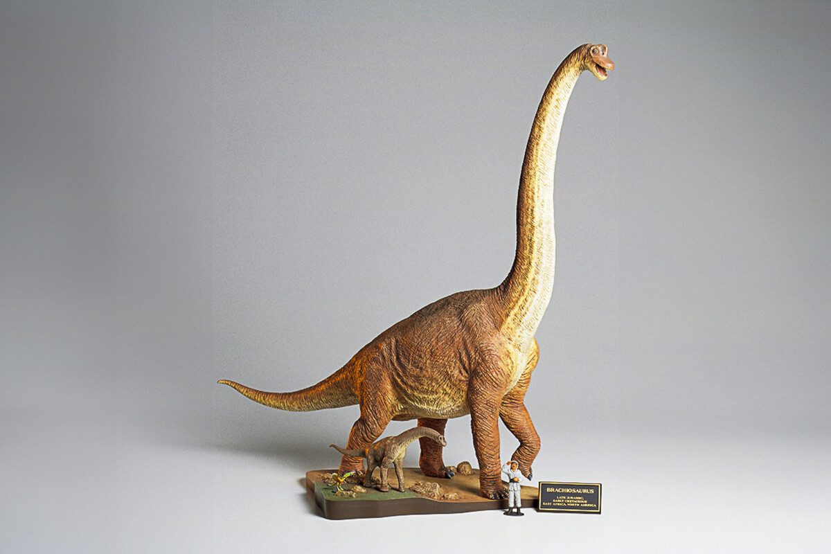 Tamiya - Brachiosaurus Diorama Set Byggesæt - 1:35 - 60106