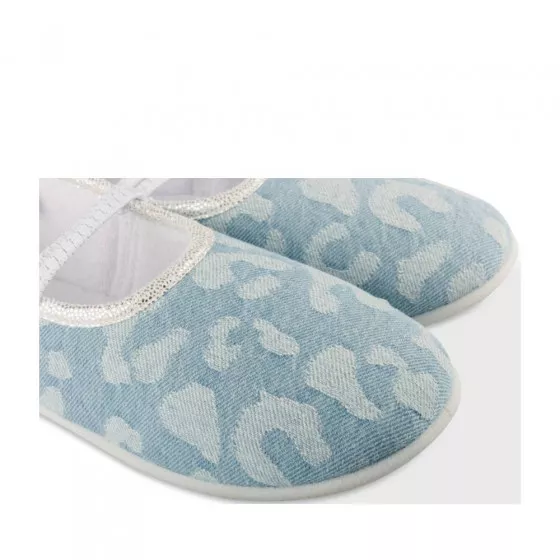 Chaussons BLEU LOVELY SKULL