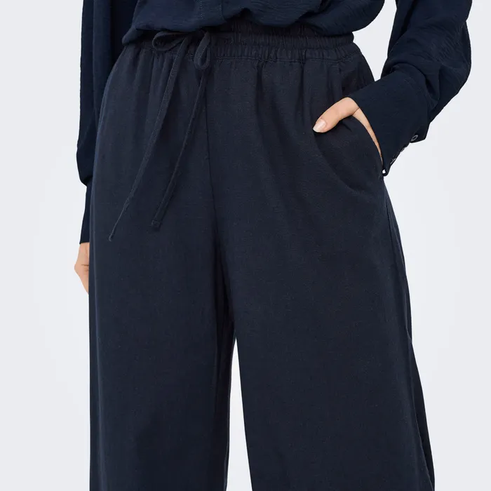 JDY Say Linen Wide Broek Dames