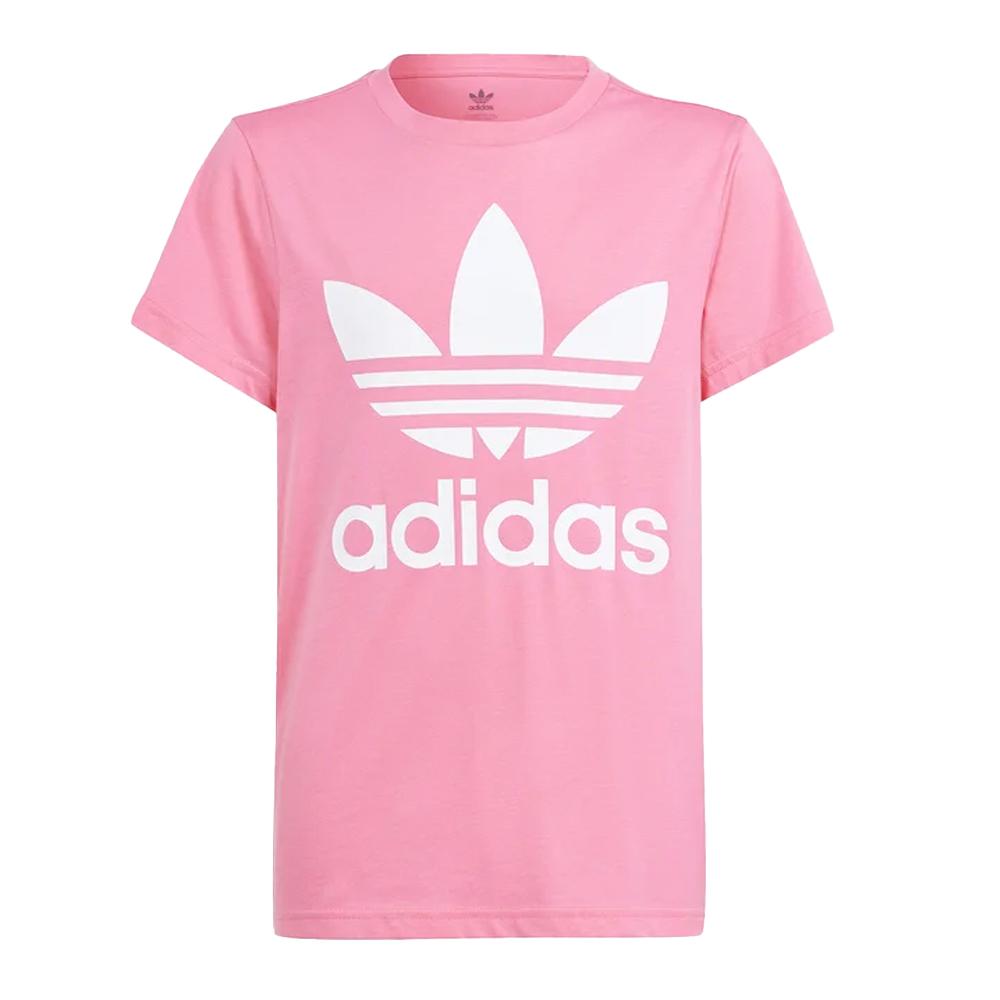 Adidas T-shirt Rose Fille Adidas Trefoil