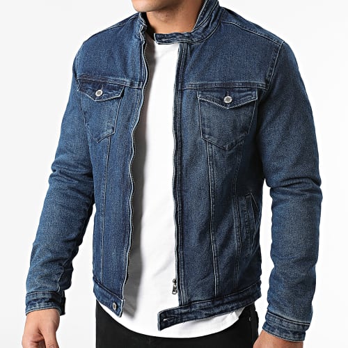Veste Jean Fourré ZVS-018 Bleu Denim