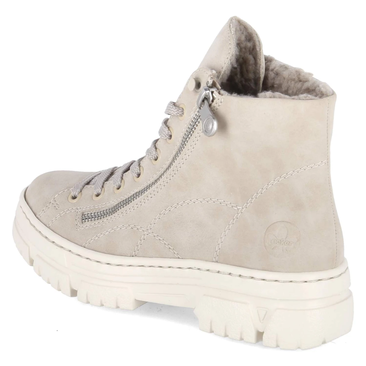 RiekerSchnürstiefeletten - BEIGE