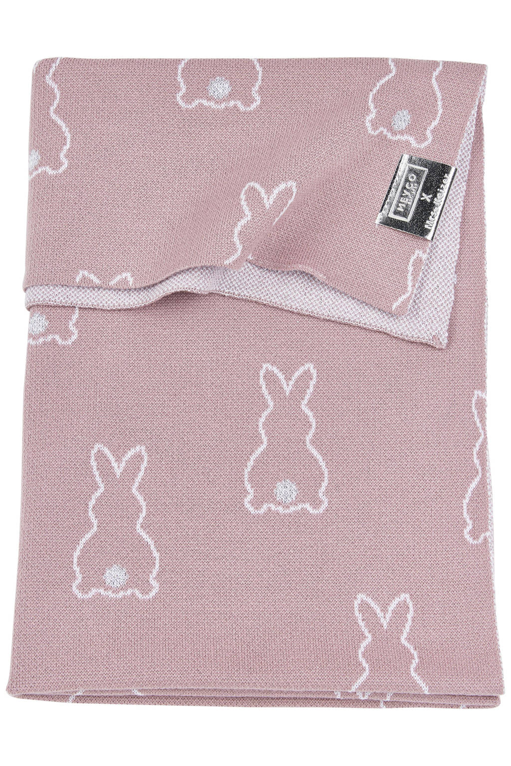 X Mrs. Keizer baby wiegdeken Rabbit 75x100 cm lilac
