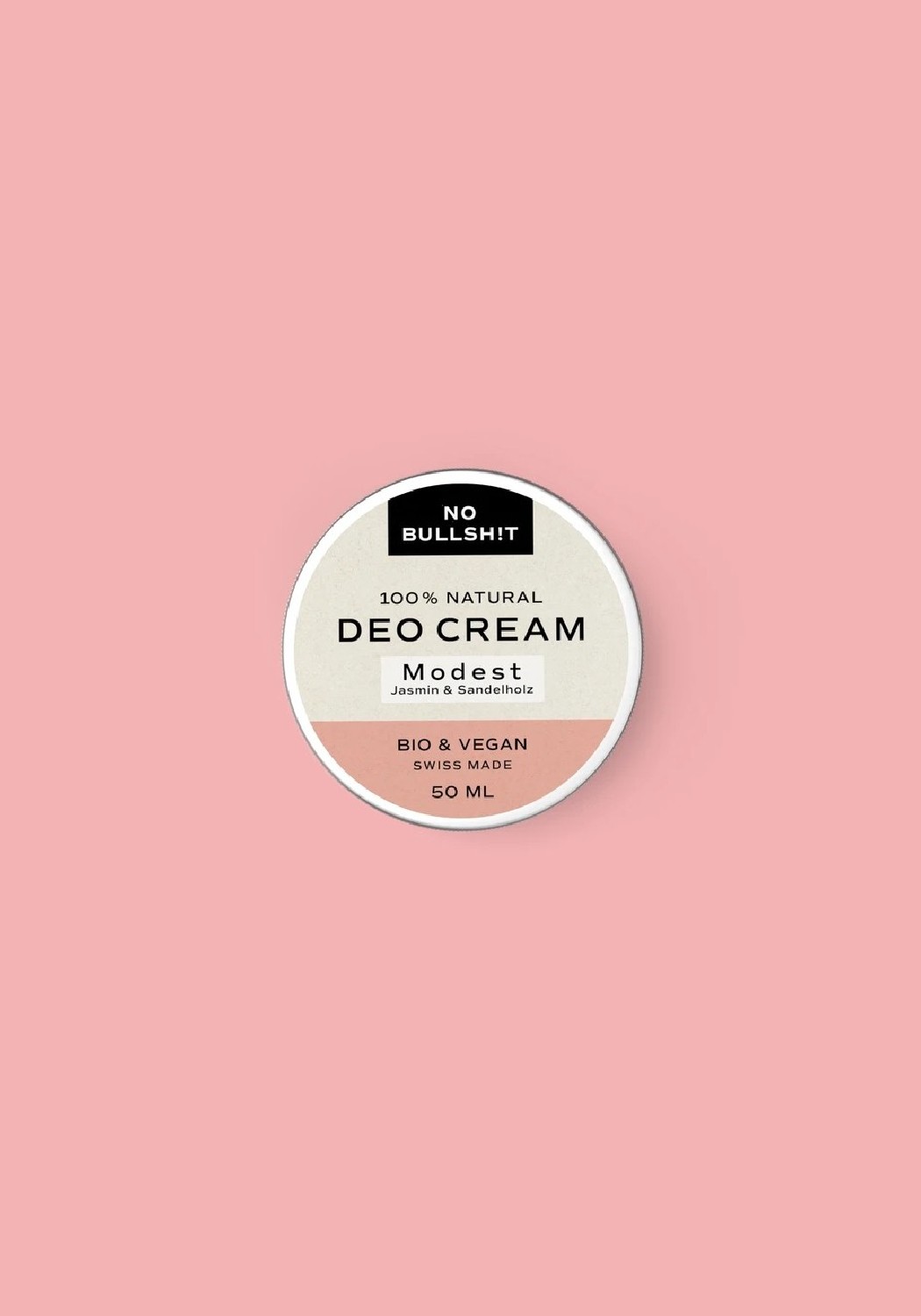 No Bullsh!t Deo Creme Modest Jasmin & Sandelholz