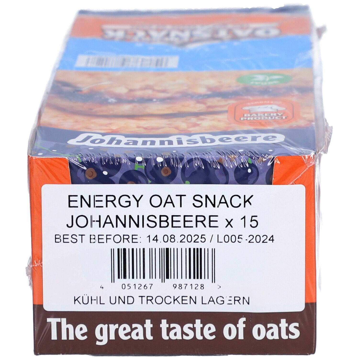 OatSnack Energy Riegel Johannisbeere