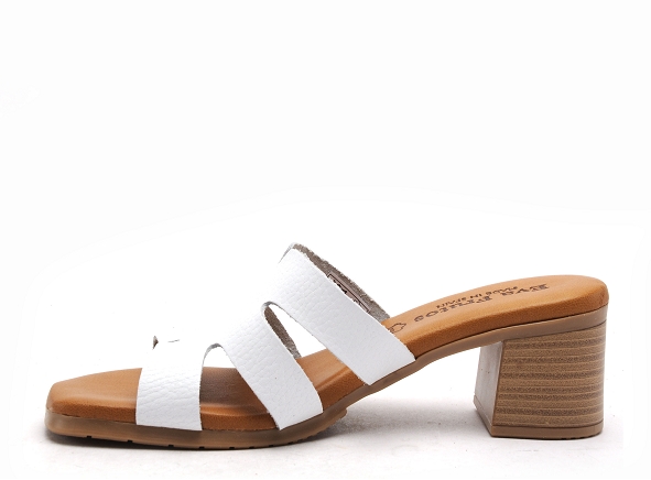Eva frutos mules et sabots talons femme 3423 blanc