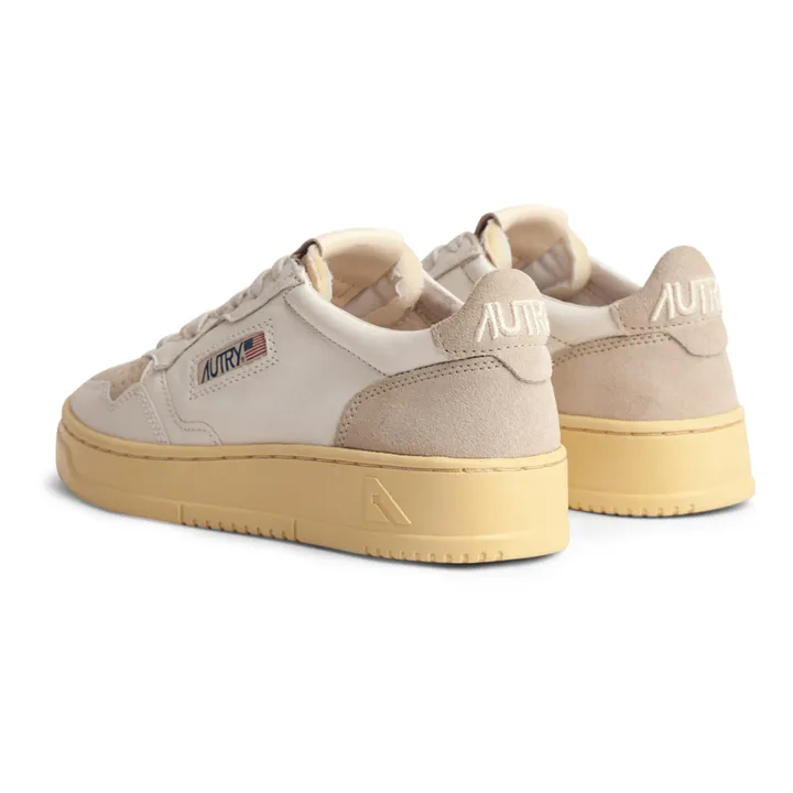 Autry Baskets Medalist Low Suède/Cuir | Sable