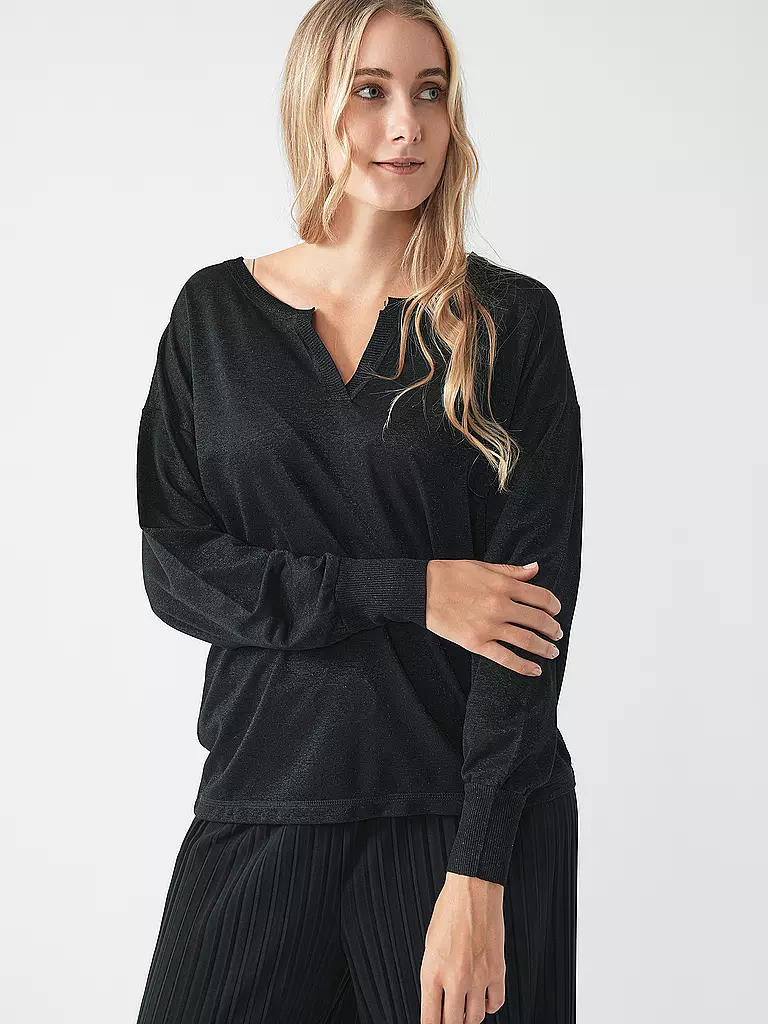 MOS MOSH Langarmshirt MMKILANALS schwarz