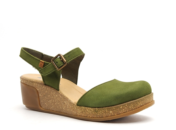El naturalista nu pieds talons femme leaves 5001 vert
