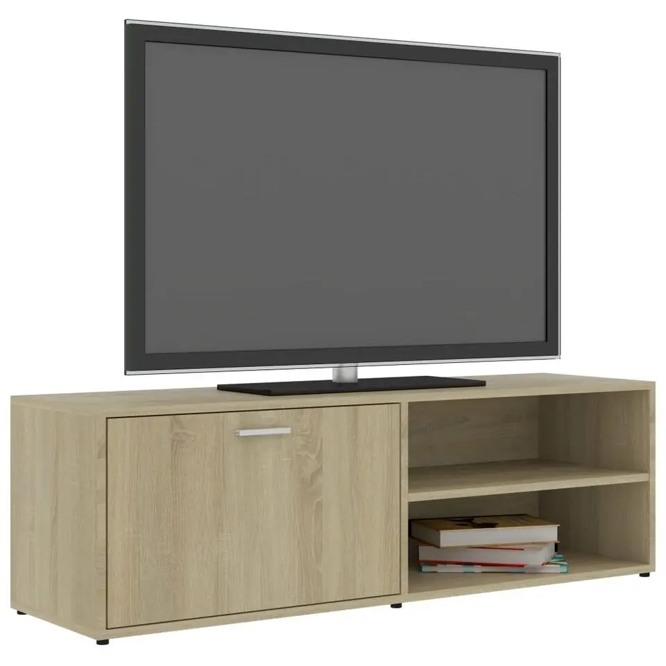 vidaXL - Tv-meubel - Bruin - Bewerkt hout