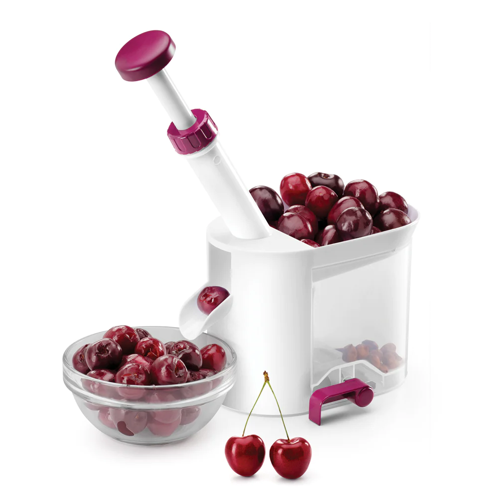 Dénoyauteur Cherry à cerises et à olives Blanc Metaltex