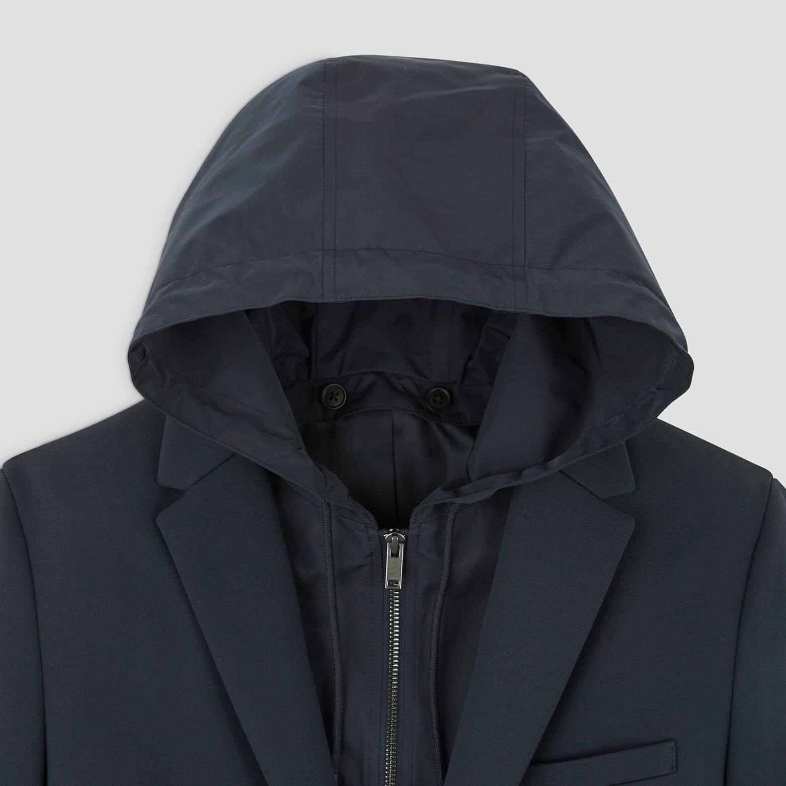 Veste 2 en 1 à capuche Bleu moyen