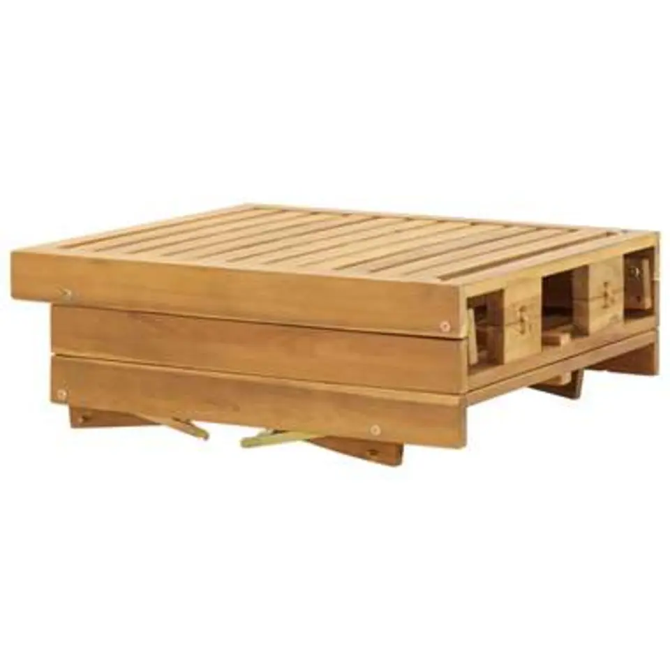 vidaXL - Ligbed - Bruin - Hout